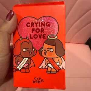 Pop Mart CryBaby Crying for Love Figurine: KISS KISS DEVIL VERSION (open box)